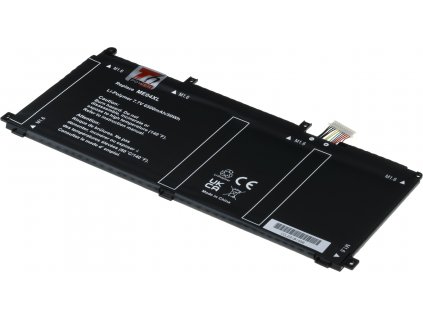 Baterie T6 Power pro Hewlett Packard Elite x2 1013 G3, Li-Poly, 7,7 V, 6500 mAh (50 Wh), černá