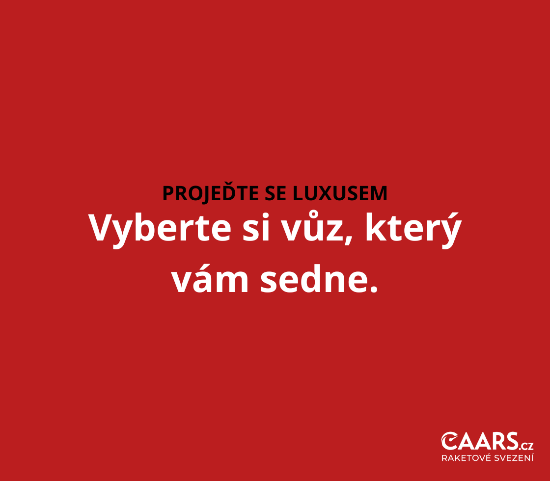 Luxusní sportovní vozy na dosah.