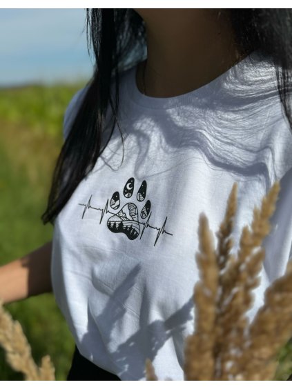 Dámské tričko z BIO bavlny PSÍ DOBRODRUŽSTVÍ