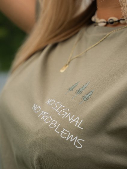 Dámské tričko NO SIGNAL NO PROBLEMS