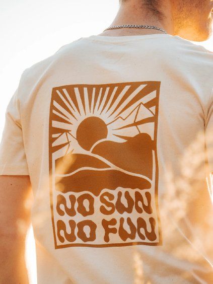 Pánské tričko NO SUN NO FUN (Velikost L)