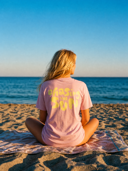 Dámské tričko CHASING THE SUN (Velikost 2XL)