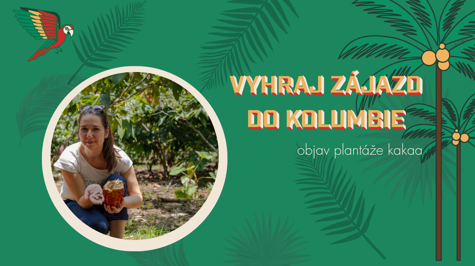 Want to come with us to Colombia? Just spend at least €50 and you're in the game.