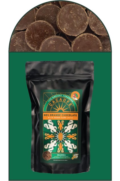 80% Pomarančová čokoláda 750g V068