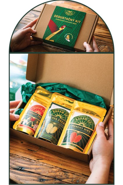 Degustačný kit chrumkavé kakaové bôby