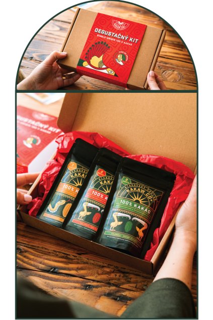 Degustačný kit single origin 100% kakao