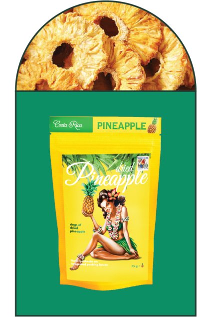 Sušený ananás 75g ENG DE