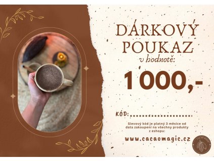 Dárkový poukaz 1000,
