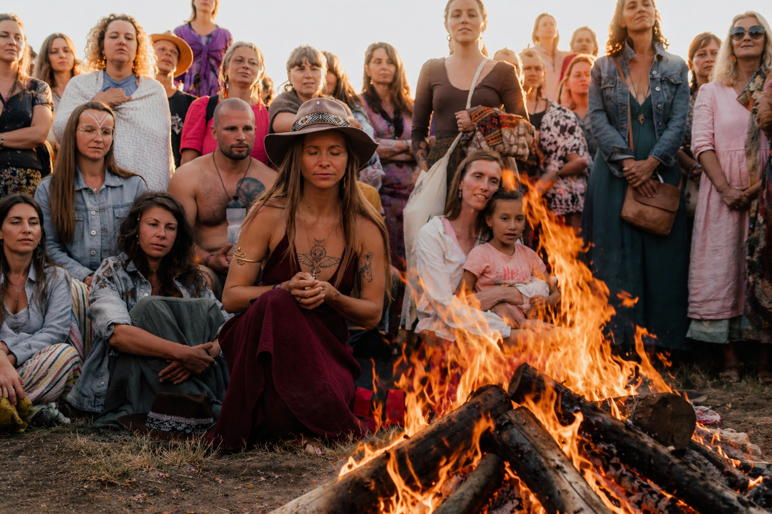 Beltain oheň rituál