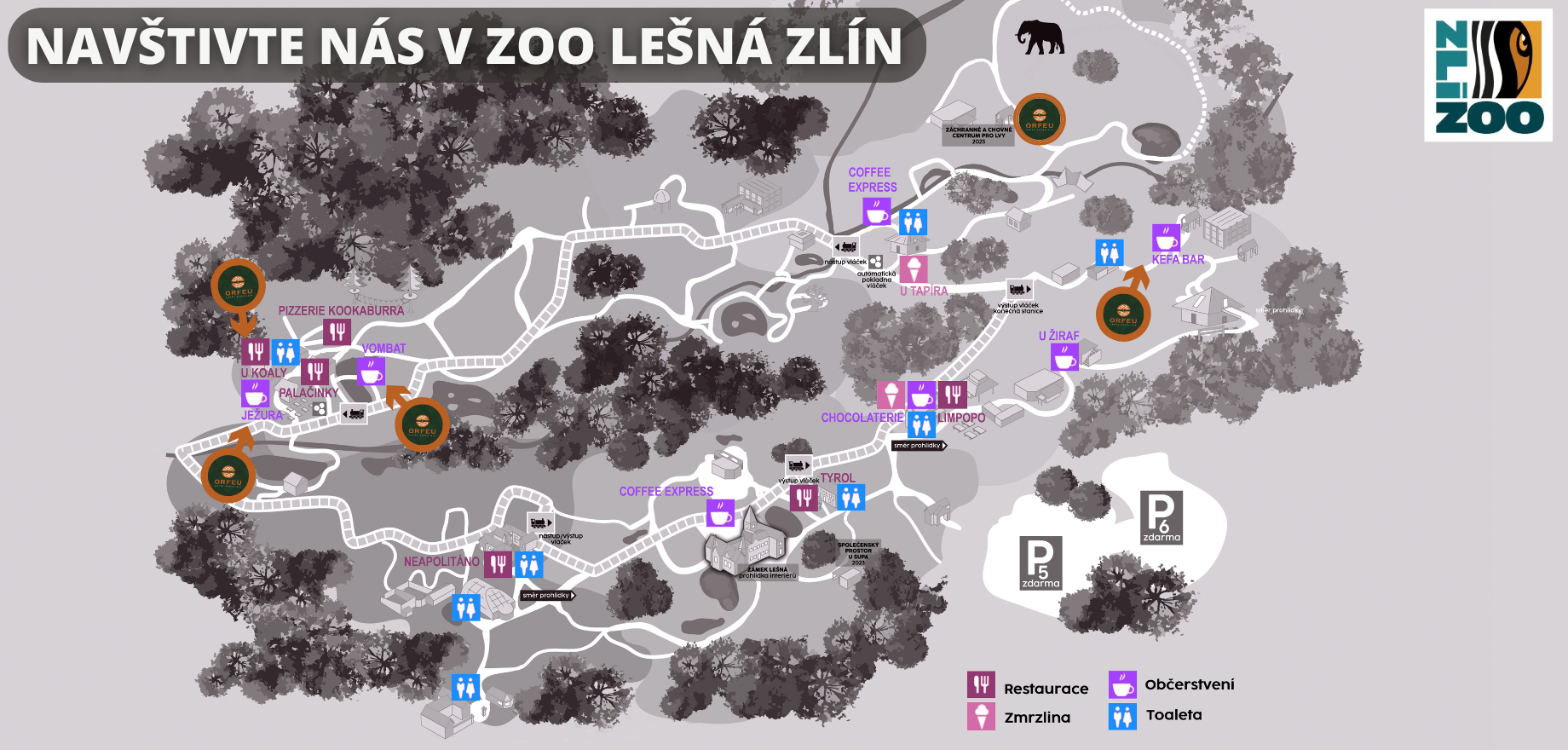 Nově v Zoo Lešná Zlín: Café Brasil s kávou Orfeu