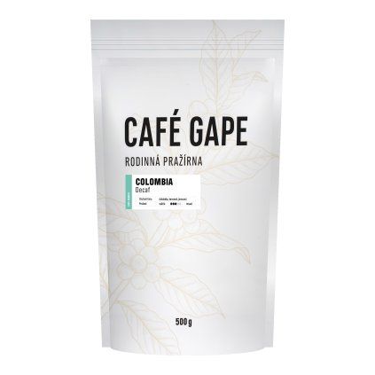 Colombia Decaf obal jednodruhova 500g