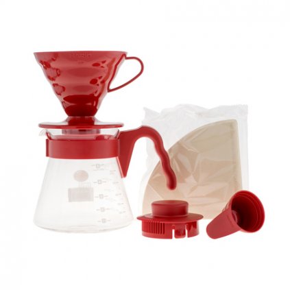 Hario V60 Pour over Kit Red