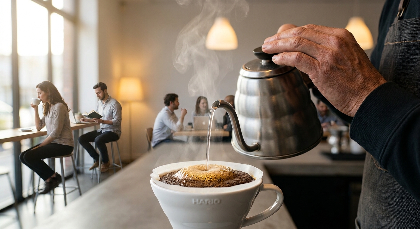 Hand brew: Čerstvá káva na míru. Recept od Cornelise