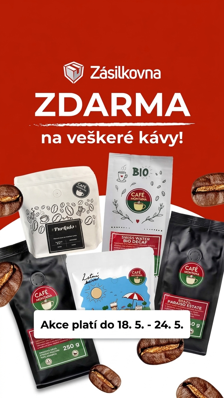 Doprava zdarma na všechny kávy