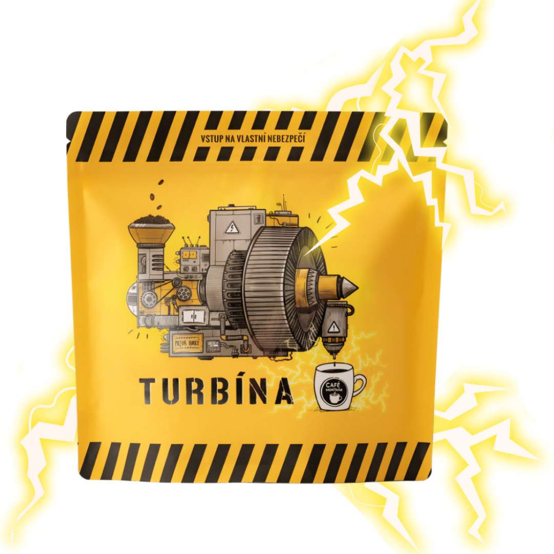 Turbína: káva plná kofeinu