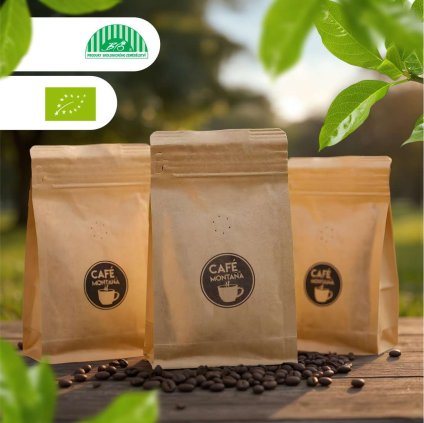 Degustační sada zrnkové bio kávy | Bio 3× 100 g