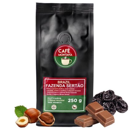 Brazil Fazenda Sertão mletá káva