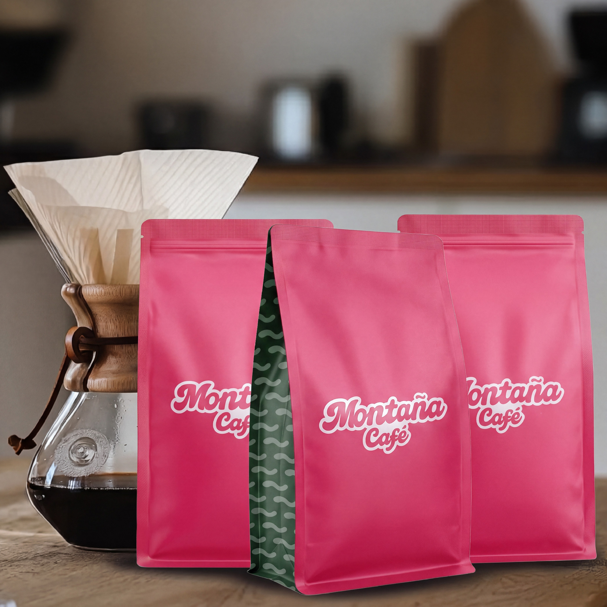 Montaña Café degustační sada zrnkové kávy Frutado