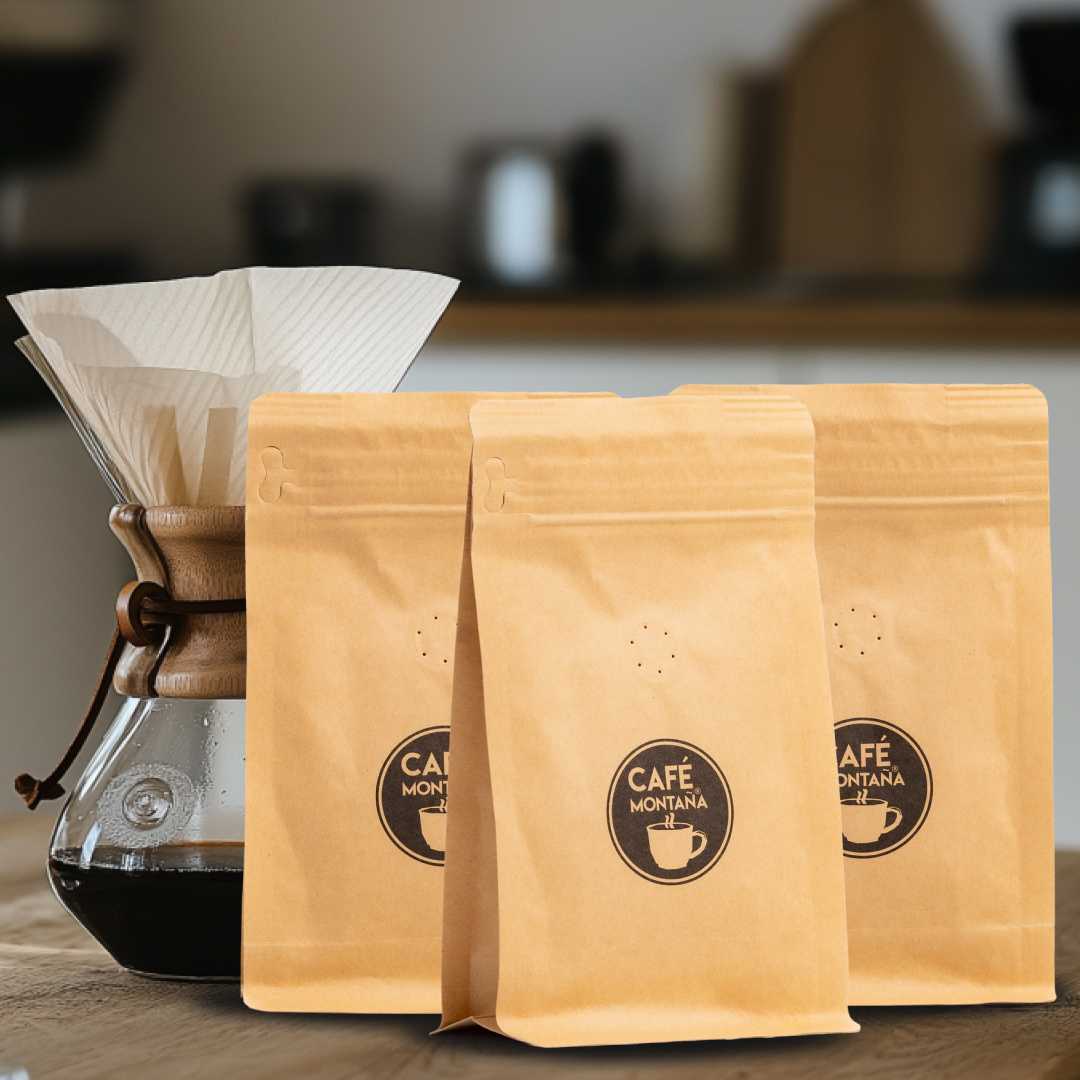 Café Montaña degustační sada zrnkové kávy Frutado