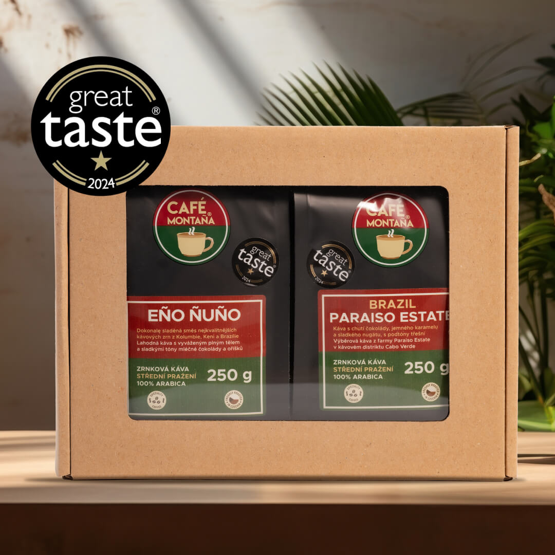 Café Montaña dárková sada káv Great Taste 2024, 2× 250 g