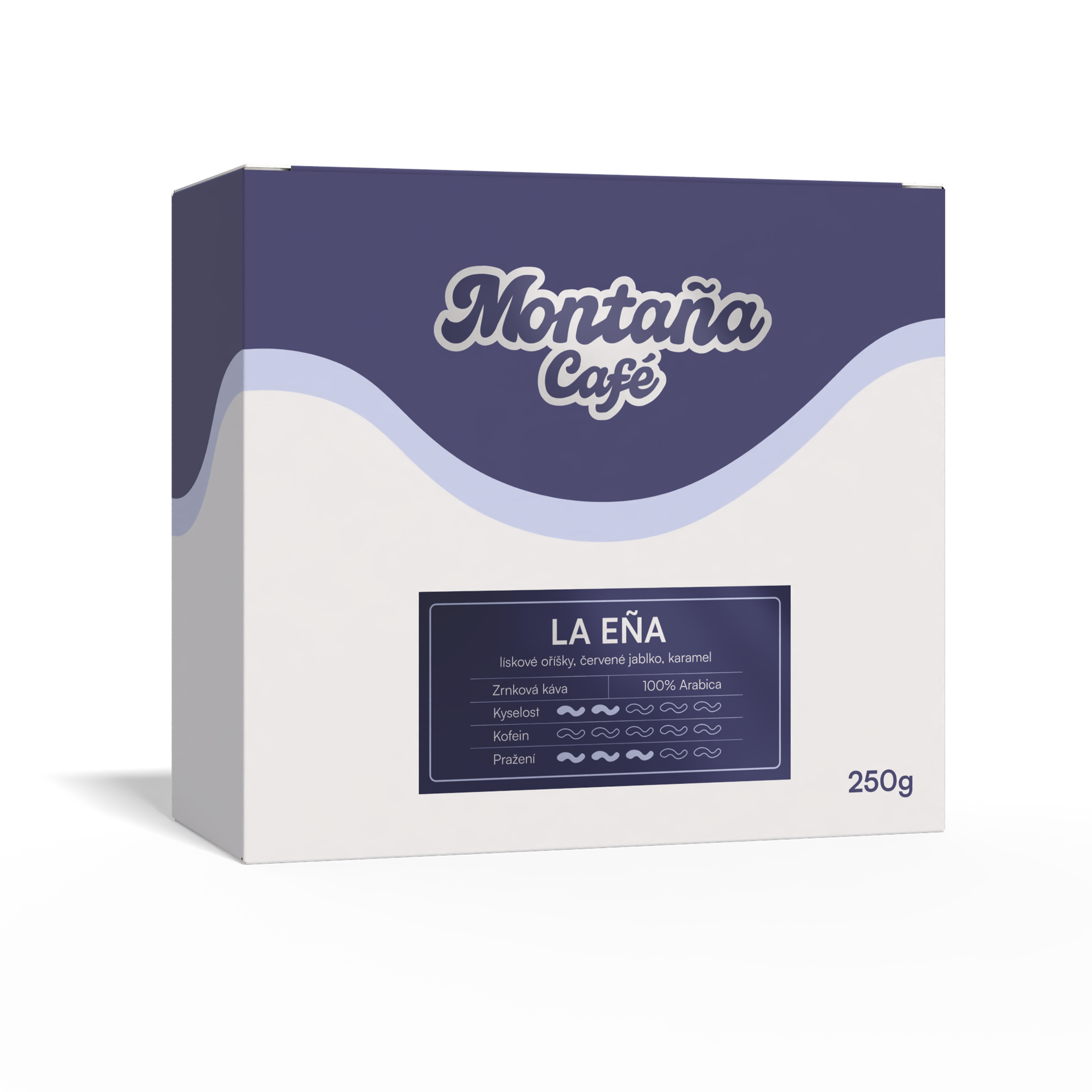 Café Montaña La Eña, zrnková káva bez kofeinu Velikost balení: 250g