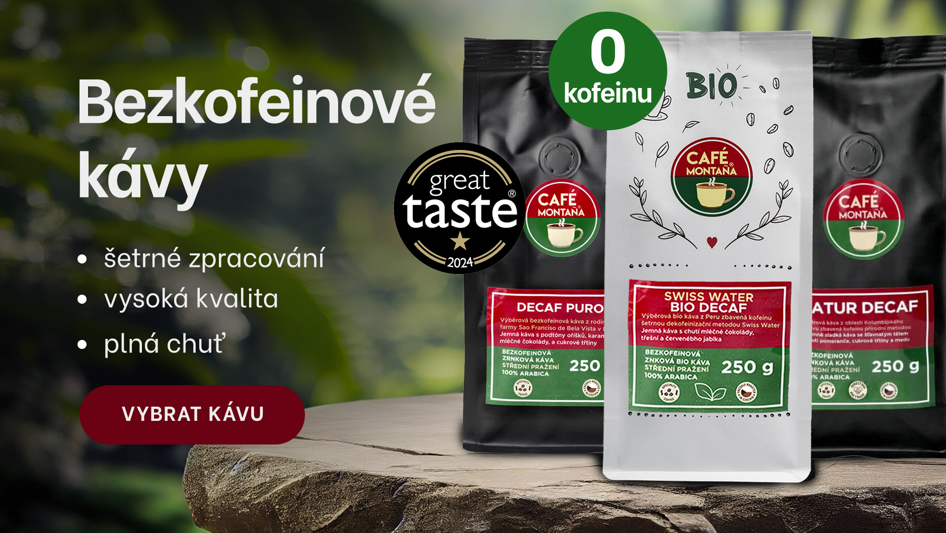 Bezkofeinové kávy