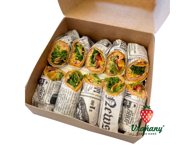 Šunka & cheddar wrapy box