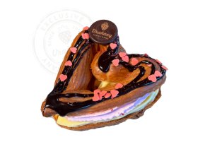 Malinový věneček s čokoládou