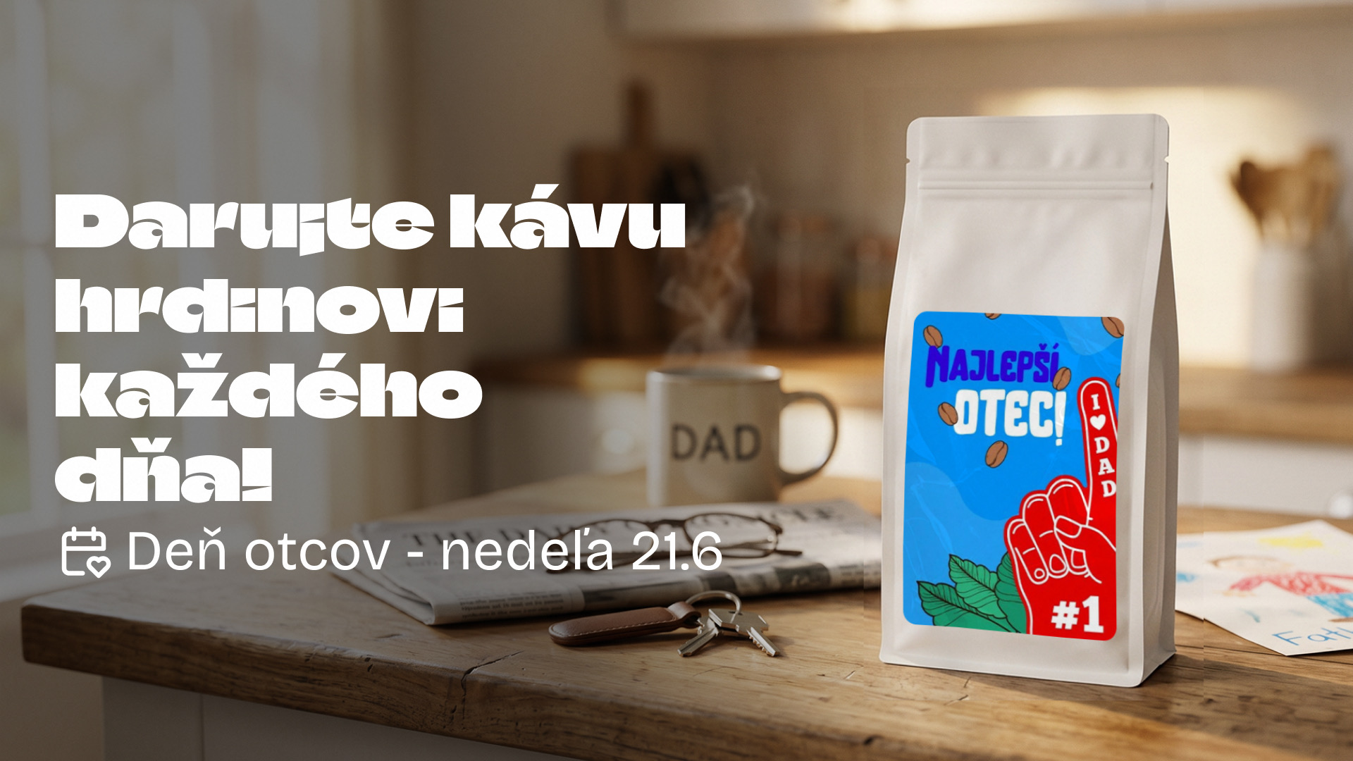 káva ku dňu otcov