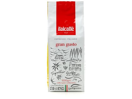 Italcaffé Gran Gusto 1kg, zrnková káva