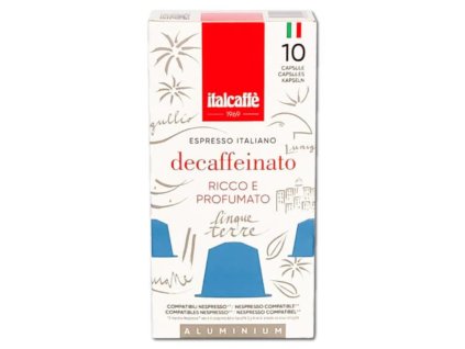 Italcaffé DEC bezkofeínová pre Nespresso, 10x5g