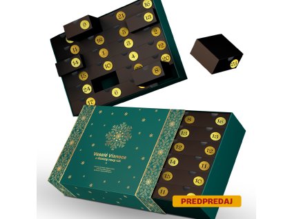 PREDPREDAJ Adventný kalendár 2025 - elegantný