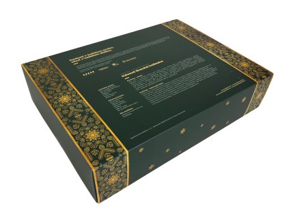 Vianočná darčeková krabica ELEGANT-ZELENÁ