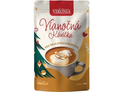 Vianočná kávička pre najlepších rodičov 500g, zrnková káva
