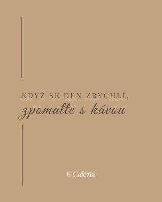 Když se den zrychlí, zpomalte s kávou. ☕ Dopřejte si chvilku pro sebe i tehdy, když máte pocit, že nestíháte. Někdy stačí...