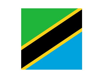 tanzania flag square xs