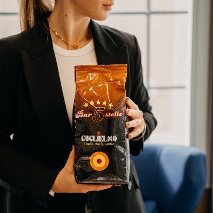 Caffe Guglielmo Bar 5 Stelle 100% Arabica 1 kg Zrnková káva