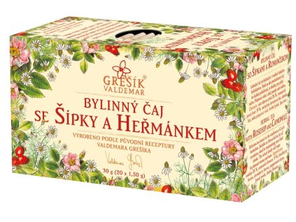 grešík bylinný čaj se šípky