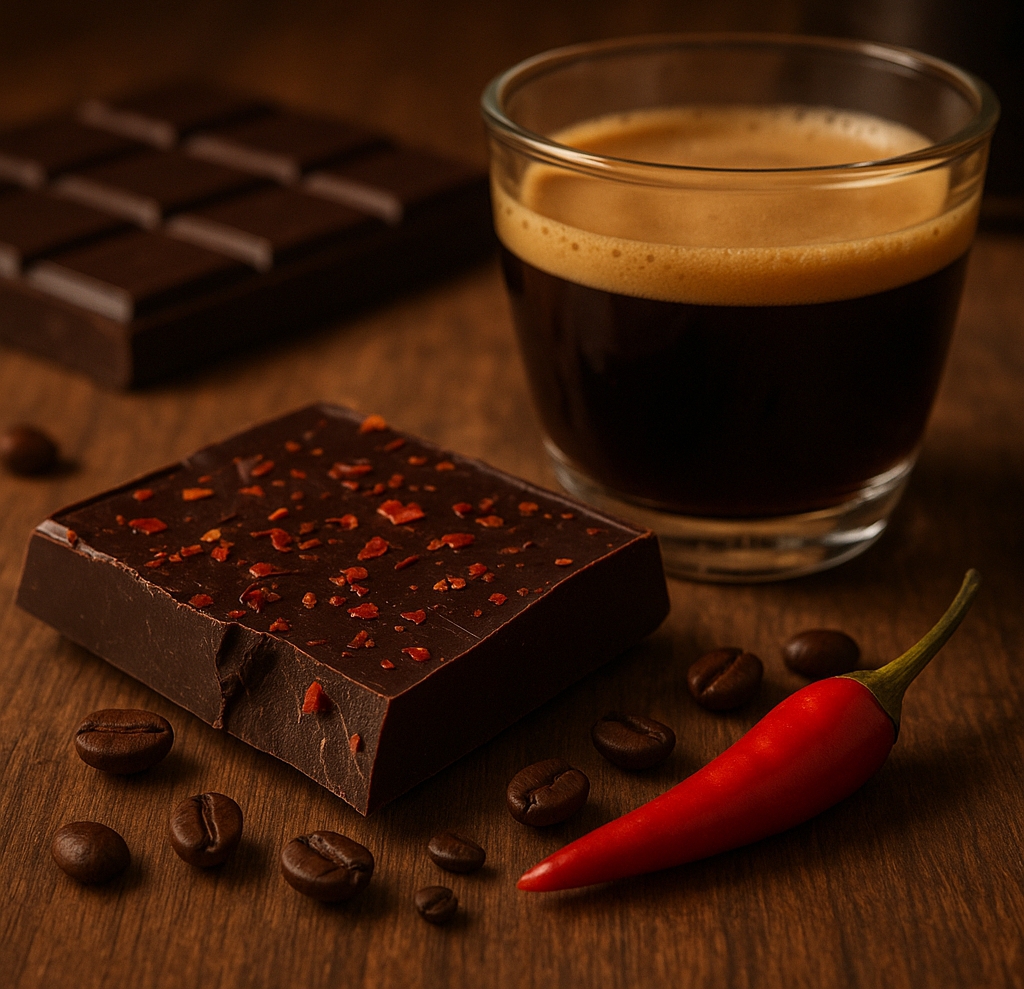 Čokoláda s chilli: Unikátna gurmánska kombinácia a tipy na párovanie s kávou