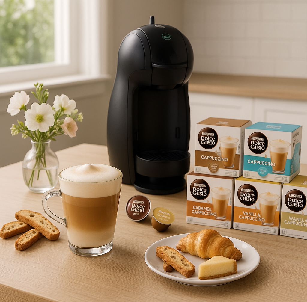 Cappuccino Dolce Gusto: Kompletný sprievodca výberom, prípravou a servírovaním obľúbeného kapsulového cappuccina pre váš domov