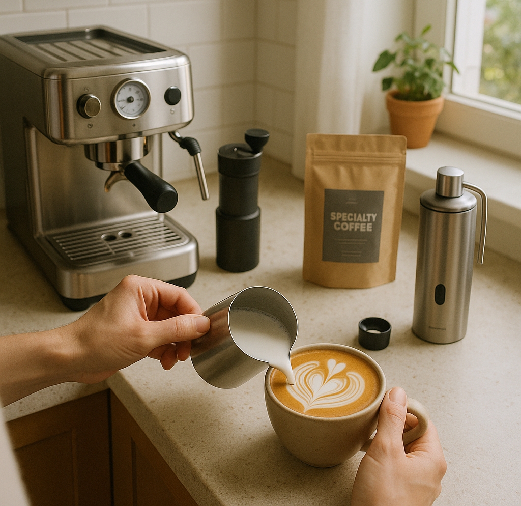 Domáce latte art: Kompletný sprievodca, ako vytvoriť kávové umelecké diela vo vašej kuchyni