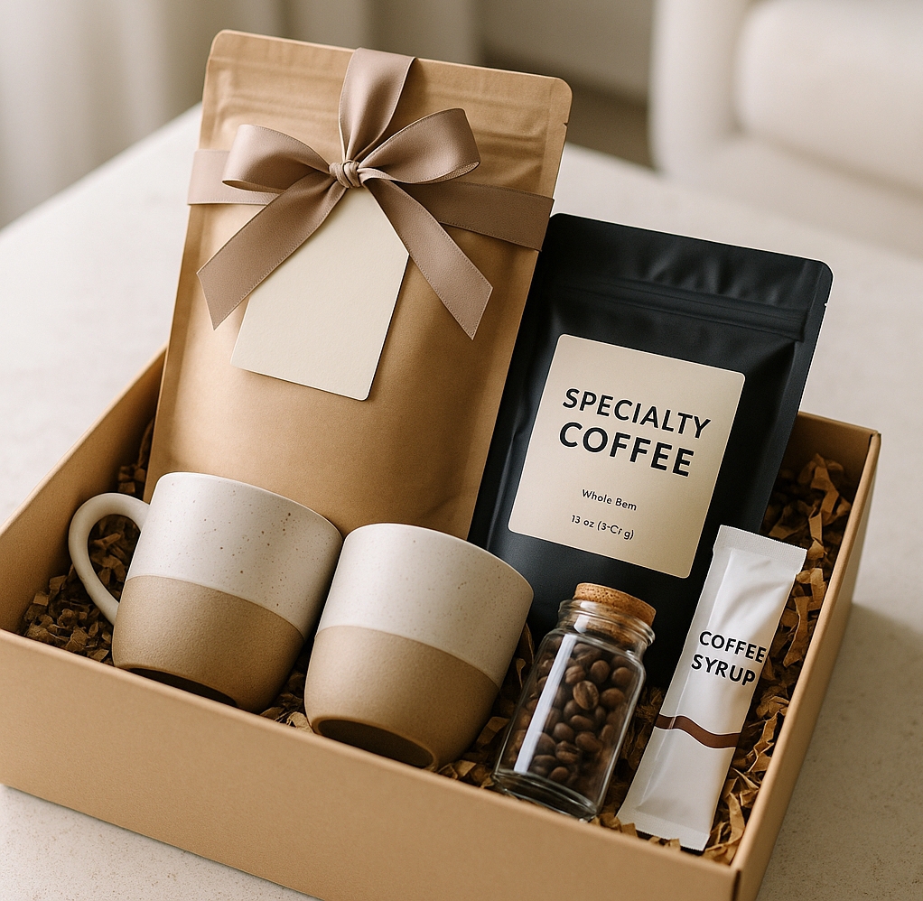 Darčekové balenia kávy a šálok: Kompletný sprievodca výberom originálnych kávových darčekov