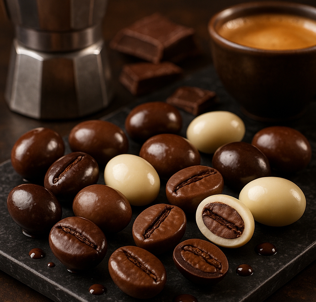 Kávové zrno v čokoláde: Pôvod, výroba, benefity a tipy na gurmánske využitie