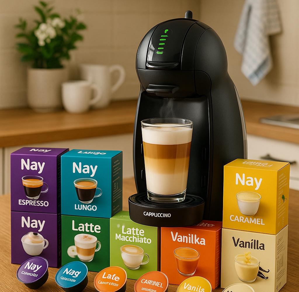 Nay kapsule Dolce Gusto: Kompletný sprievodca výberom, príchuťami a tipmi na dokonalú kávu doma