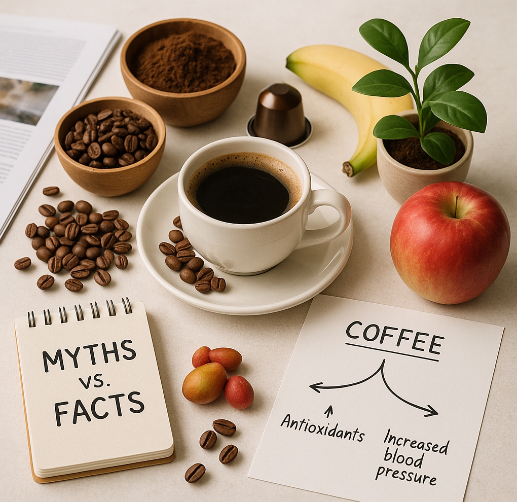 Káva a zdravie – mýty a fakty: Čo hovoria vedecké štúdie o účinkoch kávy na naše telo?