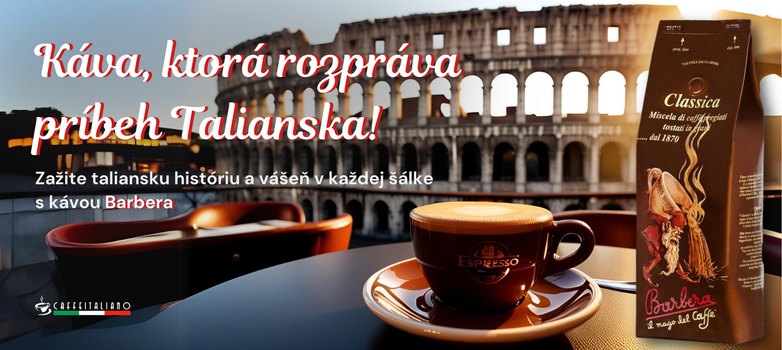 Káva Barbera v Taliansku