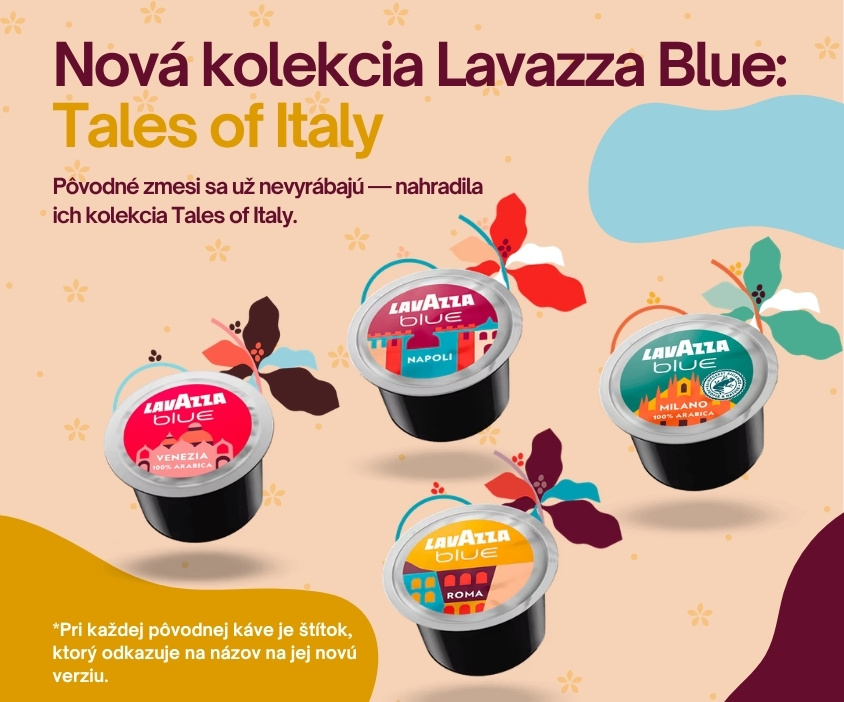Nová kolekcia Lavazza Blue: Tales of Italy