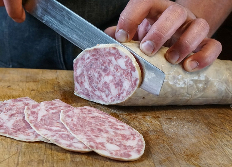 Salame d'oca di Mortara — husacia saláma z Lomelliny