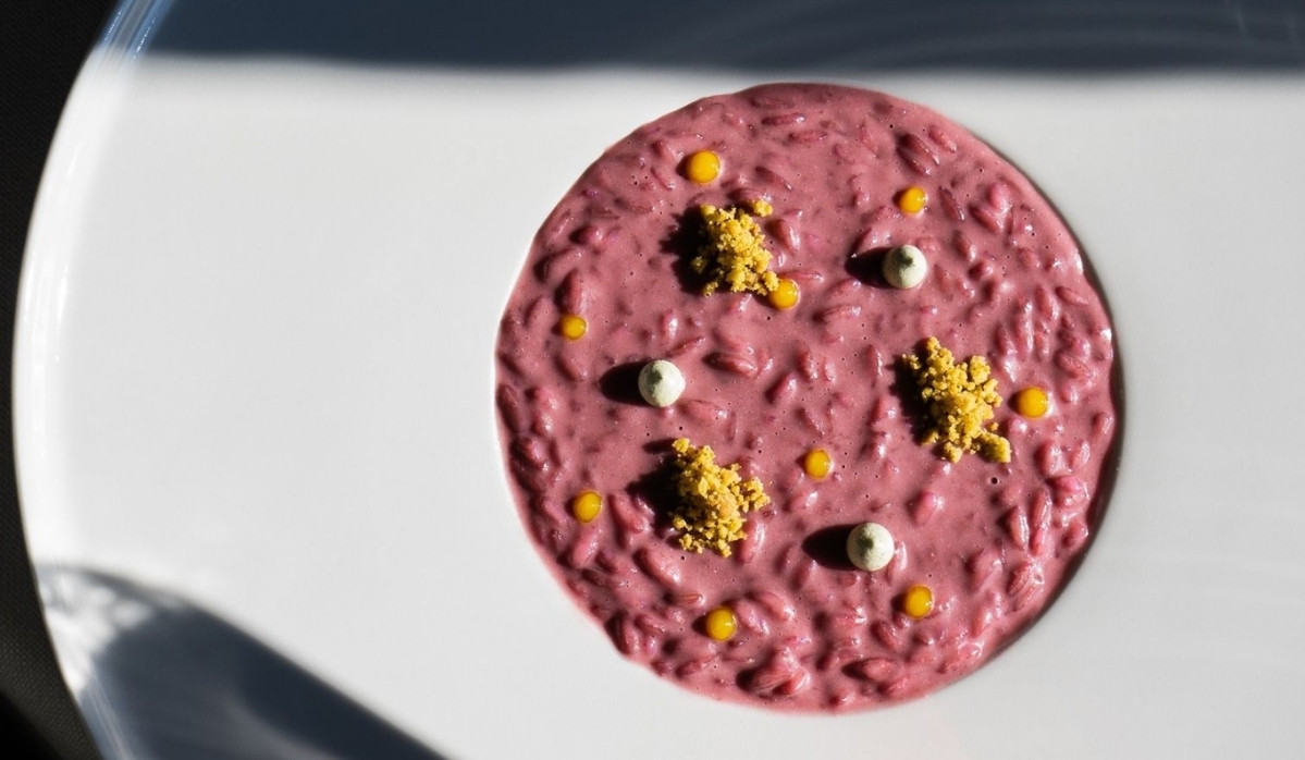 Risotto all'Amarone — veronské rizoto s vínom Amarone