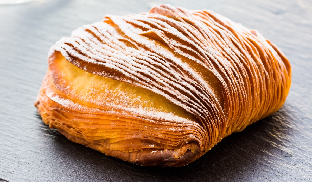 Sfogliatella — chrumkavá neapolská mušľa k espressu